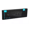 Przewodowa klawiatura USB IBOX Eris IKC2010B — pełnowymiarowa 105-klawiszowa, USB, wodoodporna, czarna