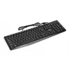 Przewodowa klawiatura USB IBOX Eris IKC2010B — pełnowymiarowa 105-klawiszowa, USB, wodoodporna, czarna