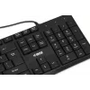 Przewodowa klawiatura USB IBOX Eris IKC2010B — pełnowymiarowa 105-klawiszowa, USB, wodoodporna, czarna
