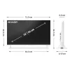 Sharp LC-32HF2265EW 81,3 cm (32 cale) HD Smart TV Wi-Fi Biały