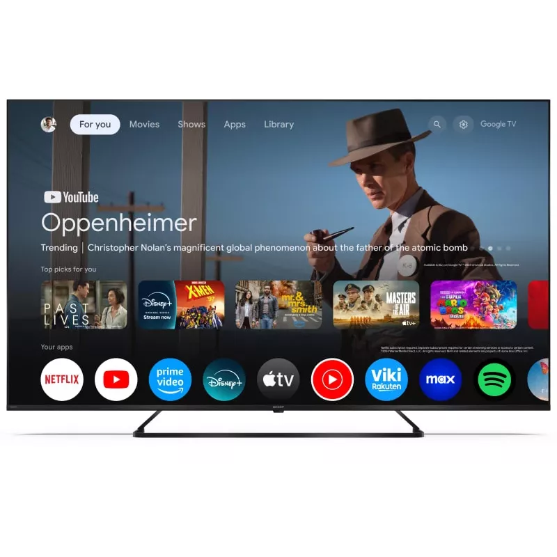 Sharp 50HP6265E TV 127 cm (50 cali) 4K Ultra HD Smart TV Wi-Fi Czarny