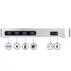 Stacja dokująca StarTech.com USB-C i USB-A – Dual Monitor 4K 60 Hz, DisplayPort + HDMI – Hybrydowa stacja dokująca USB 3.0 dla laptopów z USB-C lub USB-A – 6x USB Typ-A, GbE – USB 3.1 Gen 1 – Mac/Windows