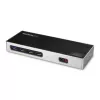 Stacja dokująca StarTech.com USB-C i USB-A – Dual Monitor 4K 60 Hz, DisplayPort + HDMI – Hybrydowa stacja dokująca USB 3.0 dla laptopów z USB-C lub USB-A – 6x USB Typ-A, GbE – USB 3.1 Gen 1 – Mac/Windows