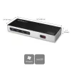 Stacja dokująca StarTech.com USB-C i USB-A – Dual Monitor 4K 60 Hz, DisplayPort + HDMI – Hybrydowa stacja dokująca USB 3.0 dla laptopów z USB-C lub USB-A – 6x USB Typ-A, GbE – USB 3.1 Gen 1 – Mac/Windows