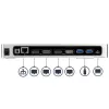Stacja dokująca StarTech.com USB-C i USB-A – Dual Monitor 4K 60 Hz, DisplayPort + HDMI – Hybrydowa stacja dokująca USB 3.0 dla laptopów z USB-C lub USB-A – 6x USB Typ-A, GbE – USB 3.1 Gen 1 – Mac/Windows