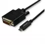 StarTech.com 10ft (3m) USB C do DVI Kabel - 1080p (Single Link) USB Type-C (DP Alt Mode HBR2) do DVI-Digitalny adapter kablowya Wideo - Współpracuje z Thunderbolt 3 - Laptop do Monitora/Wyświetlacza DVI