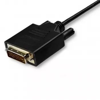 StarTech.com 10ft (3m) USB C do DVI Kabel - 1080p (Single Link) USB Type-C (DP Alt Mode HBR2) do DVI-Digitalny adapter kablowya Wideo - Współpracuje z Thunderbolt 3 - Laptop do Monitora/Wyświetlacza DVI
