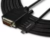 StarTech.com 10ft (3m) USB C do DVI Kabel - 1080p (Single Link) USB Type-C (DP Alt Mode HBR2) do DVI-Digitalny adapter kablowya Wideo - Współpracuje z Thunderbolt 3 - Laptop do Monitora/Wyświetlacza DVI