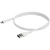 StarTech.com 3 stopy (1 m) Wytrzymały biały kabel USB-A do Lightning - Solidny wzmocniony włóknem aramidowym kabel USB typu A do Lightning do ładowania/synchronizacji - z certyfikatem Apple MFi do iPada/iPhone'a 12