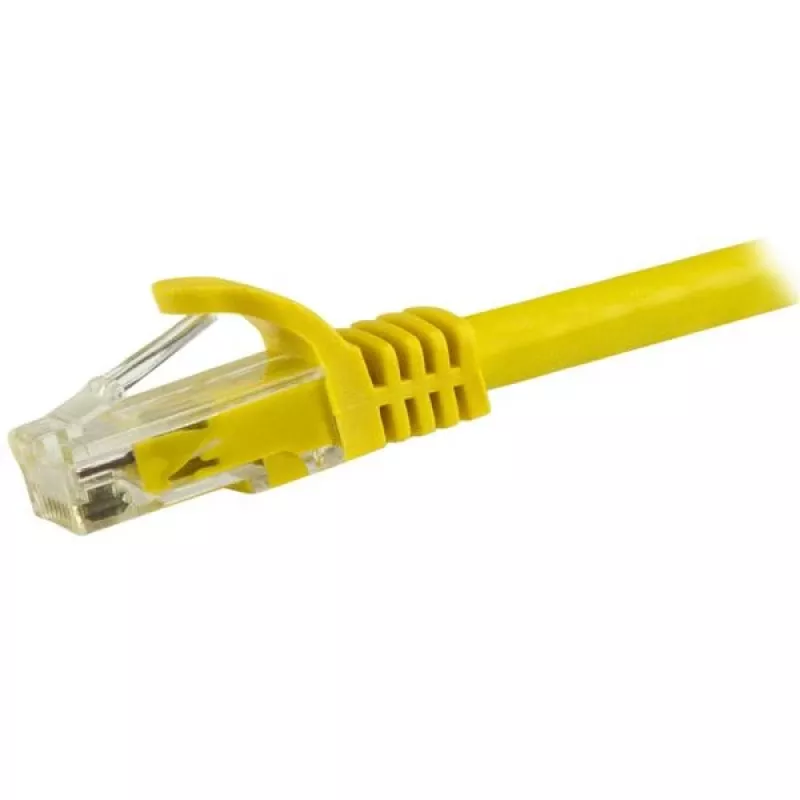 StarTech.com 7.5m CAT6 Ethernet kabel - żółty CAT 6 Gigabit Ethernet Wire -250MHz 100W PoE RJ45 UTP sieciowy/Patch Cord Snagless w/Strain Relief Individually Tested