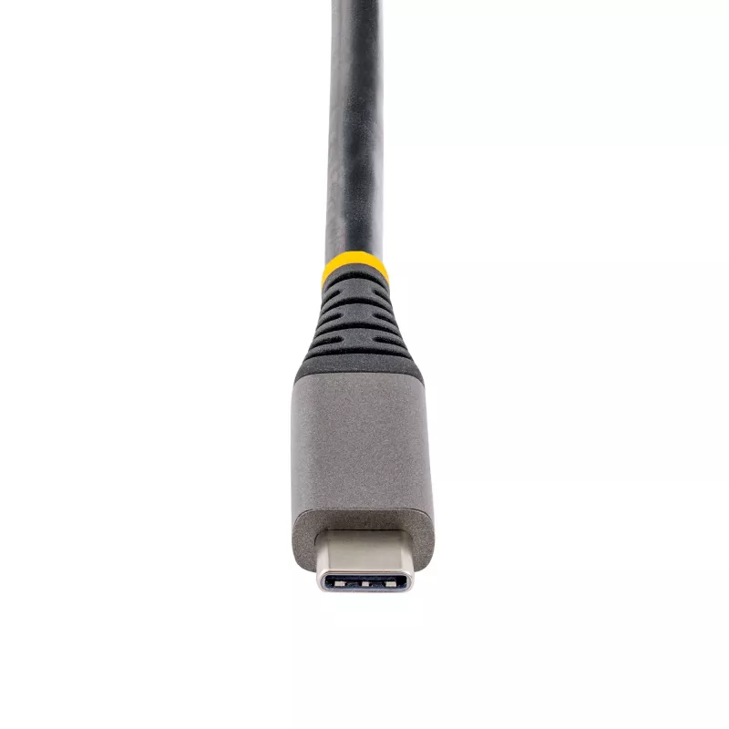 StarTech.com Adapter wieloportowy USB-C, 4K 60 Hz HDMI 2.0b, HDR, koncentrator USB 3.2 Gen 2 10 Gb/s (2x USB-C, 1x USB-A), przepustowość PD 100 W, mini stacja dokująca podróżna, kabel 12 inch/30 cm, stacja dokująca do laptopa