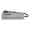 StarTech.com Adapter USB na Dual HDMI, USB A/C do 2 wyświetlaczy HDMI (1x 4K30Hz, 1x 1080p), zintegrowany klucz USB-A na C, kabel 4cale/11cm, Adapter USB 3.0 na HDMI, Windows i macOS
