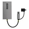 StarTech.com Adapter USB na Dual HDMI, USB A/C do 2 wyświetlaczy HDMI (1x 4K30Hz, 1x 1080p), zintegrowany klucz USB-A na C, kabel 4cale/11cm, Adapter USB 3.0 na HDMI, Windows i macOS