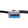 StarTech.com Adapter USB na Dual HDMI, USB A/C do 2 wyświetlaczy HDMI (1x 4K30Hz, 1x 1080p), zintegrowany klucz USB-A na C, kabel 4cale/11cm, Adapter USB 3.0 na HDMI, Windows i macOS