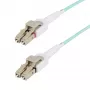 StarTech.com 5m (16.4ft) LC na LC (UPC) OM4 przełączany kabel światłowodowy 50/125µm, 100G, beznarzędziowa zmiana polaryzacji, niskie tłumienie wtrąceniowe - LSZH kabel krosowy światłowodowy