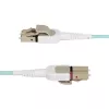 StarTech.com 5m (16.4ft) LC na LC (UPC) OM4 przełączany kabel światłowodowy 50/125µm, 100G, beznarzędziowa zmiana polaryzacji, niskie tłumienie wtrąceniowe - LSZH kabel krosowy światłowodowy