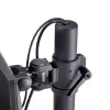 StarTech.com Uchwyt biurkowy na 2 monitory ułożone pionowo, podwójny 49 cali, łącznie 32 kg, zacisk C, system szybkiego zwalniania VESA, panoramiczny 16:9/ultraszeroki 32:9, TAA