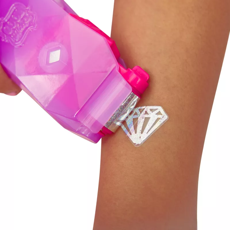 Cool Maker, Shimmer Me Body Art z wałkiem, klejnotami i 3 foliami, 135 metalicznych tymczasowych wzorów tatuaży, zabawki artystyczne i rękodzielnicze dla dziewczynek w wieku od 7 lat