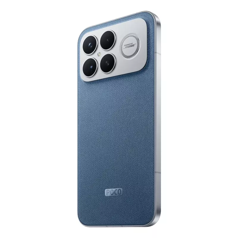Smartphone POCO F8 Ultra – Snapdragon 8 Elite Gen 5, 12 GB RAM, 256 GB, 6.9 cala 2608×1200, Dual SIM, 5G, potrójny aparat 50 MP, 6500 mAh, niebieski