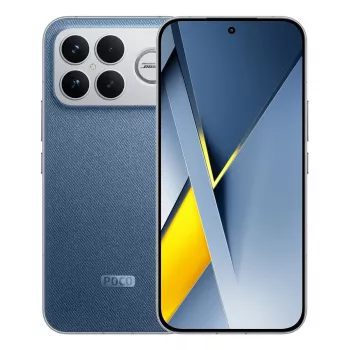 Smartphone POCO F8 Ultra – Snapdragon 8 Elite Gen 5, 12 GB RAM, 256 GB, 6.9 cala 2608×1200, Dual SIM, 5G, potrójny aparat 50 MP, 6500 mAh, niebieski