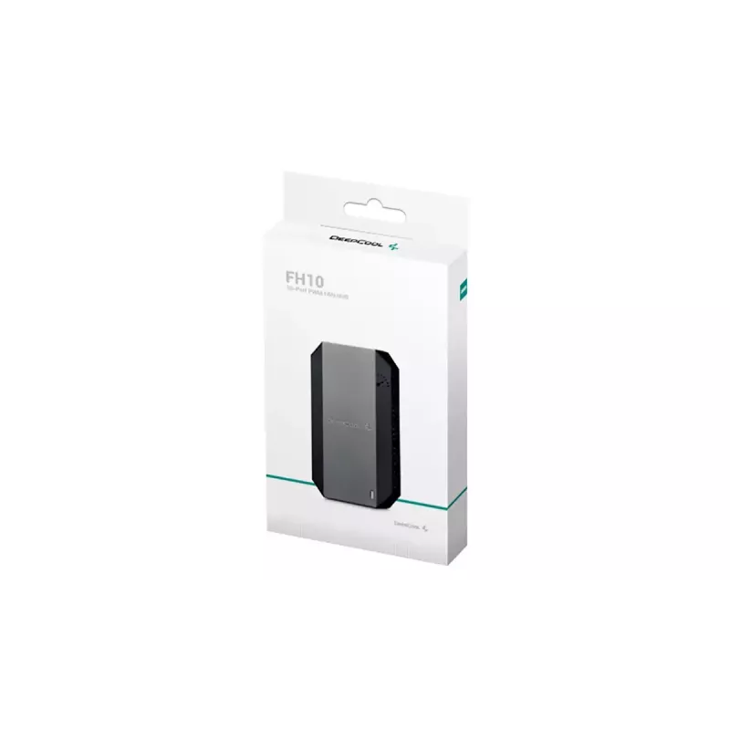 Kontroler wentylatorów DeepCool FH-10, złącze wentylatora 4-pin, czarny, 80×46×15 mm