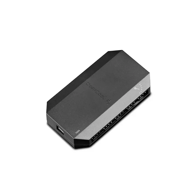 Kontroler wentylatorów DeepCool FH-10, złącze wentylatora 4-pin, czarny, 80×46×15 mm