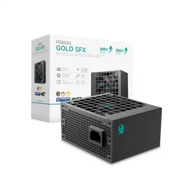 Zasilacz DeepCool PS850G 850 W ATX 20+4 pin, wentylator FDB 92 mm, czarny