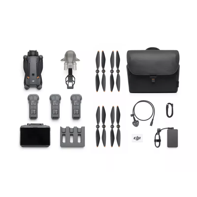 Dron DJI Mavic 4 Pro 512 GB Creator Combo (DJI RC Pro 2) – quadcopter, szary, 4 wirniki, 100 MP, 12288×8192 px, akumulator 6654 mAh, zasięg 41000 m, 27 m/s, 1,063 kg
