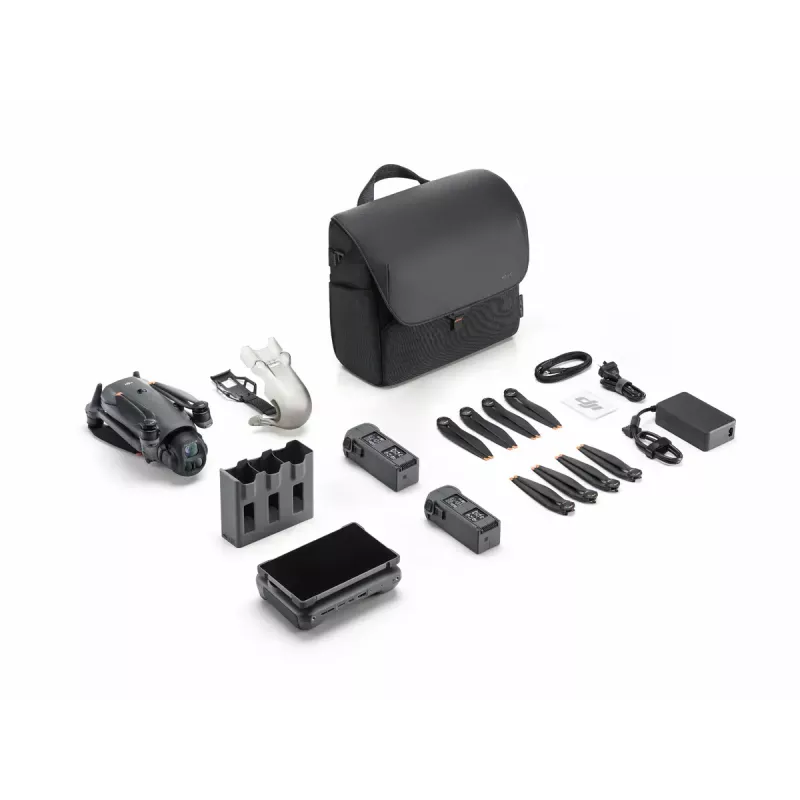 Dron DJI Mavic 4 Pro 512 GB Creator Combo (DJI RC Pro 2) – quadcopter, szary, 4 wirniki, 100 MP, 12288×8192 px, akumulator 6654 mAh, zasięg 41000 m, 27 m/s, 1,063 kg