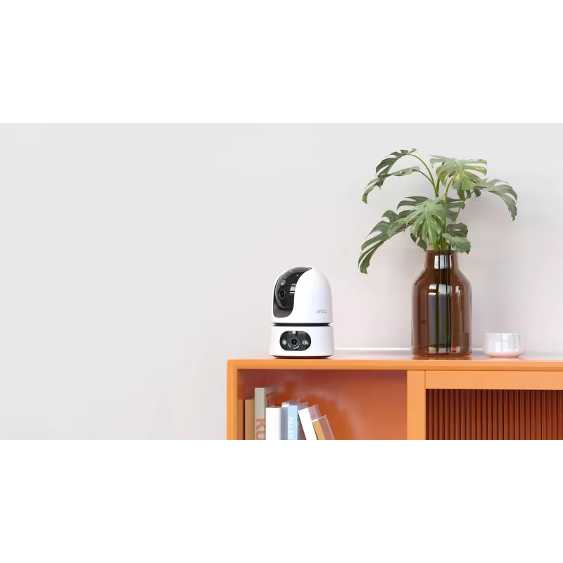 Kamera IP bezpieczeństwa IMOU Ranger Dual Pro 6MP — biurkowa do pomieszczeń, 2304×1296, 3,6 mm, zoom cyfrowy 8×, kąty widzenia 91°×47°