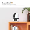 Kamera IP bezpieczeństwa IMOU Ranger Dual Pro 6MP — biurkowa do pomieszczeń, 2304×1296, 3,6 mm, zoom cyfrowy 8×, kąty widzenia 91°×47°