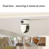 Kamera IP bezpieczeństwa IMOU Ranger Dual Pro 6MP — biurkowa do pomieszczeń, 2304×1296, 3,6 mm, zoom cyfrowy 8×, kąty widzenia 91°×47°