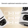 Kamera IP bezpieczeństwa IMOU Ranger Dual Pro 6MP — biurkowa do pomieszczeń, 2304×1296, 3,6 mm, zoom cyfrowy 8×, kąty widzenia 91°×47°