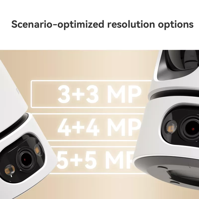 Kamera IP bezpieczeństwa IMOU Ranger Dual Pro 6MP — biurkowa do pomieszczeń, 2304×1296, 3,6 mm, zoom cyfrowy 8×, kąty widzenia 91°×47°