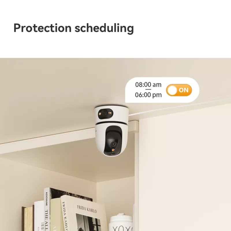 Kamera IP bezpieczeństwa IMOU Ranger Dual Pro 6MP — biurkowa do pomieszczeń, 2304×1296, 3,6 mm, zoom cyfrowy 8×, kąty widzenia 91°×47°