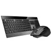 Klawiatura Mysz Rapoo 9900m Office QWERTZ Czarna