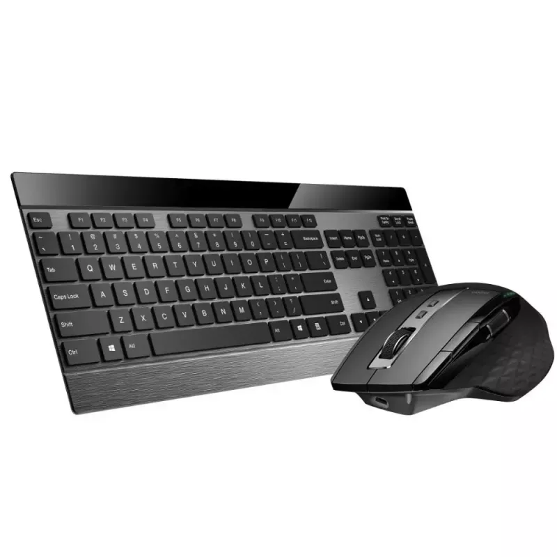 Klawiatura Mysz Rapoo 9900m Office QWERTZ Czarna