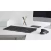 Klawiatura Mysz Rapoo 9900m Office QWERTZ Czarna