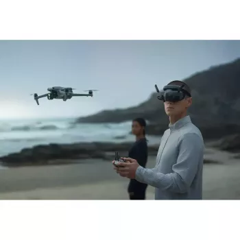 Dedykowany wyświetlacz nagłowny DJI Goggles 3 Micro-OLED 1920x1080, regulowana odległość międzyźrenicowa, 0,47 kg, szary/czarny