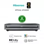 Projektor telewizyjny Hisense PX3 Projektor ultrakrótkiego rzutu 2800 ANSI lumenów UHD 4K (3840x2160) Czarny, ciemnoszary