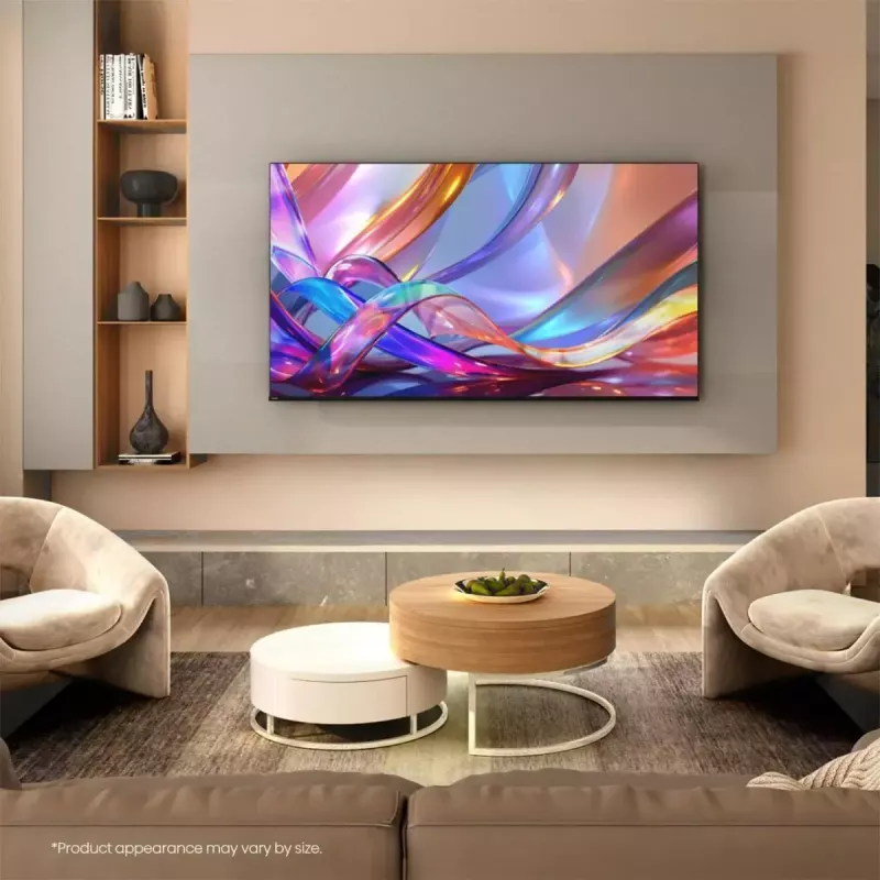 Telewizor Hisense 50Q7S 50 cali (127 cm) QLED 4K Ultra HD Smart TV, Direct-LED, HomeOS, Wi-Fi, czarny