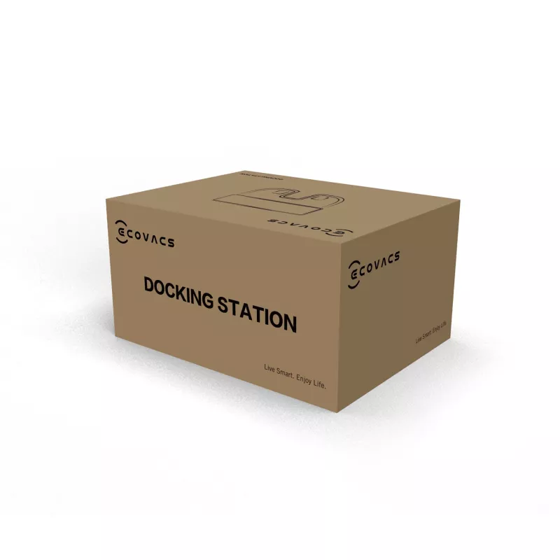 Baza ładująca Ecovacs D-CD01-2051 do robota odkurzającego, kompatybilne modele, czarny/biały