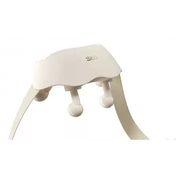 Masażer szyi i ramion SKG HS500-2, bateria 10W, wbudowana bateria, funkcja ciepła, 0,88 kg, biały