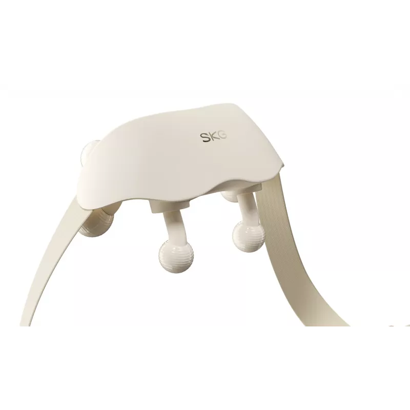 Masażer szyi i ramion SKG HS500-2, bateria 10W, wbudowana bateria, funkcja ciepła, 0,88 kg, biały