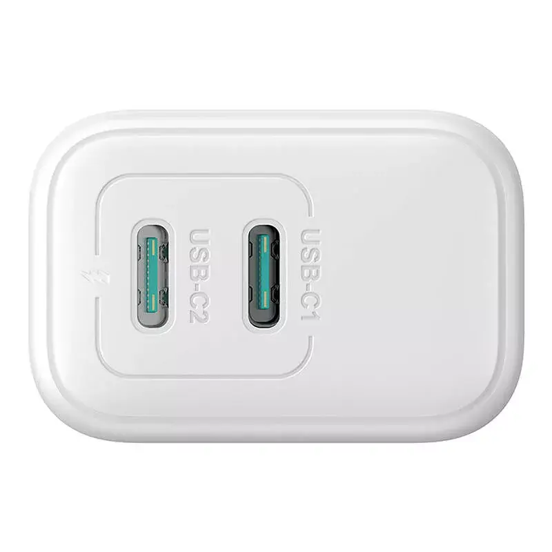 Ładowarka sieciowa Joyroom JR-TCF12 dwuportowa 20W (USB-C x2) biała