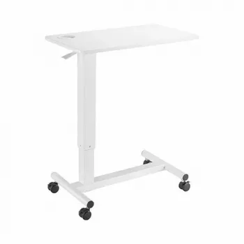 Adjustable Height Table up up W-1-20TMF — biały, biurko z regulacją wysokości
