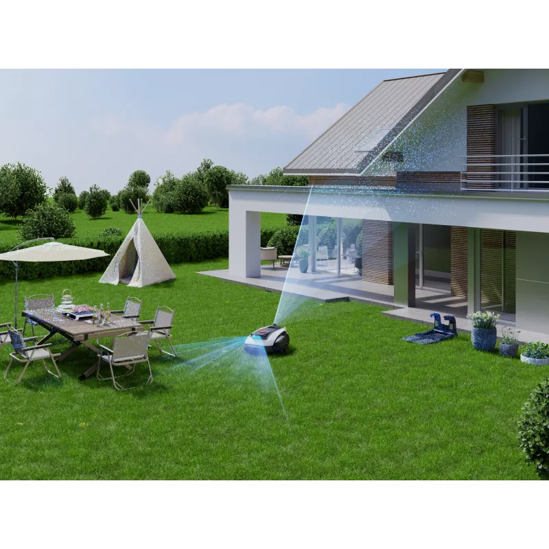 Ecovacs GOAT O1200 LiDAR PRO EU Robotyczna kosiarka do trawy Bateria Czarny, Biały