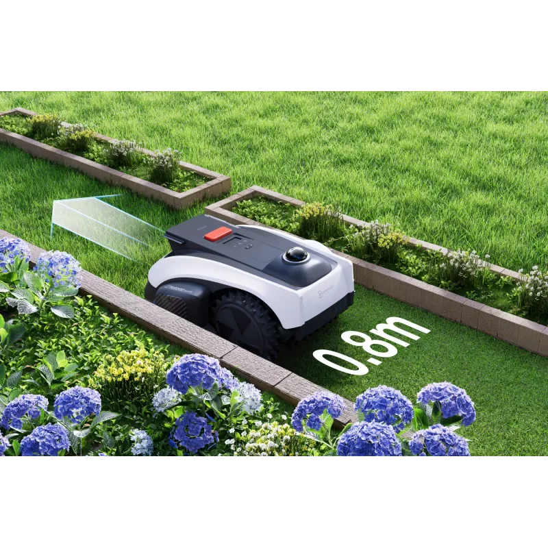 Ecovacs GOAT O1200 LiDAR PRO EU Robotyczna kosiarka do trawy Bateria Czarny, Biały