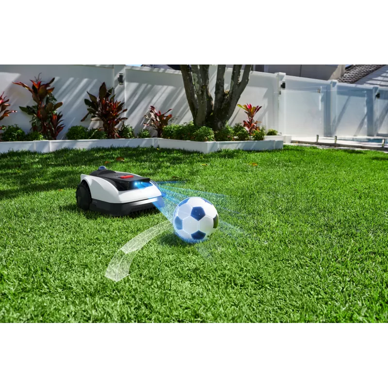 Ecovacs GOAT O1200 LiDAR PRO EU Robotyczna kosiarka do trawy Bateria Czarny, Biały