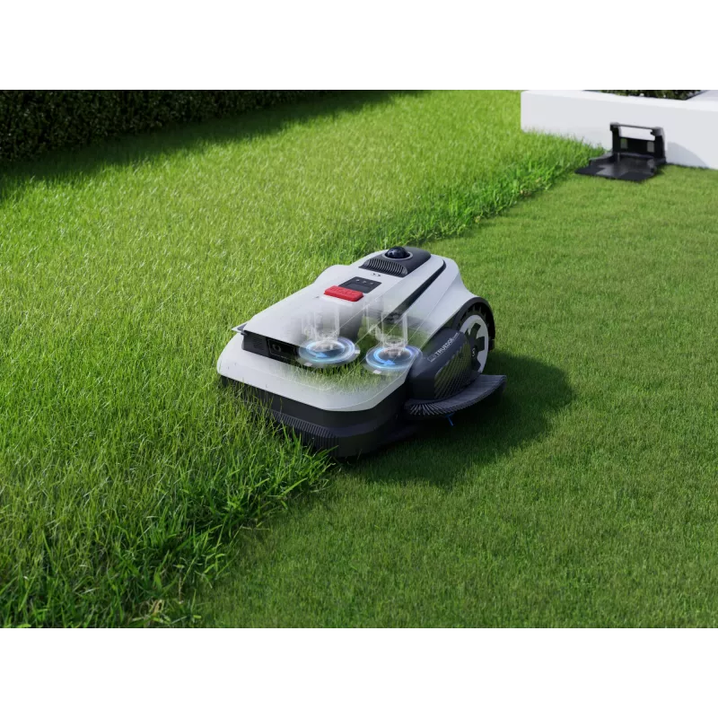 Ecovacs GOAT A1600 LiDAR PRO EU Robotyczna kosiarka do trawy Zasilana bateriami Czarny, Biały